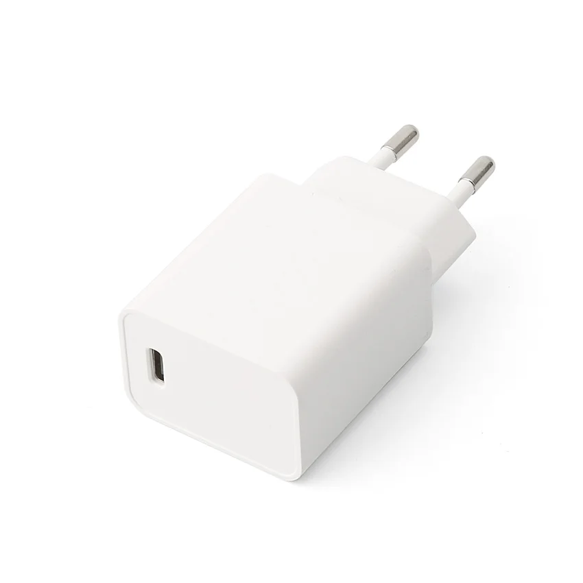 
CE RoHs 18W Type C PD Quick Charge 3.0 Fast Single USB Travel Wall Power Adapter Charger 