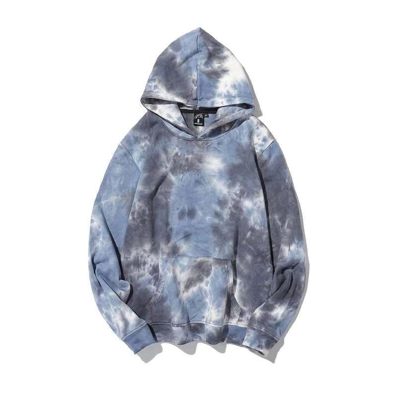 

Fashion Best Quality Stock Hip Hop Loose Oversized Hoody Custom Private Label Tie-Dye Hoodies With Strings In 21 Colors