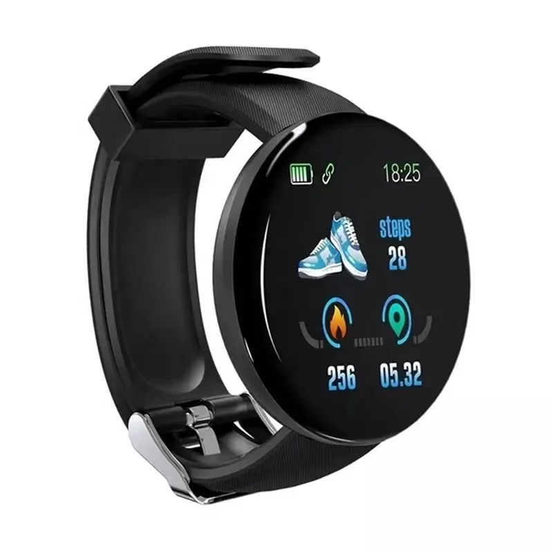 

Round Screen Best Cheap Smartwatch Band D18 Reloj Iteligente Waterproof Android Bracelet Smart Watch D18