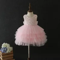 

baby Girl Party Dress Flower Girl Wedding dress for Kids Toddler Birthday Party Clothing