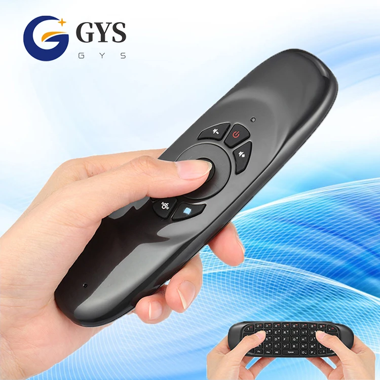 

C120 2.4G Mini Wireless Air Mouse & Qwerty Smart Remote Control with gyroscope for Smart TV BOX/Mini PC /Set Top Box