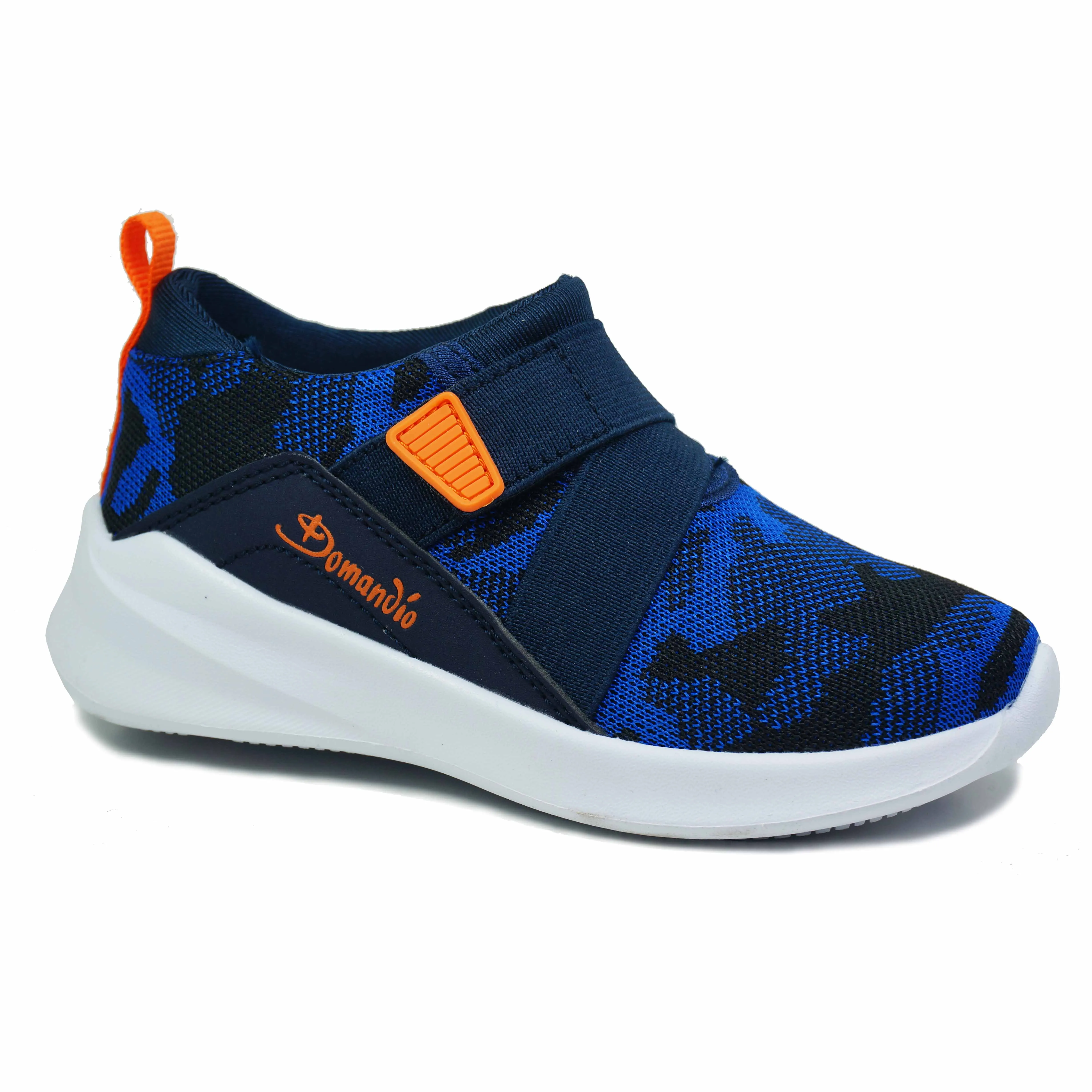 
camouflage color woven fabric boys sneakers shoes slip on children shoes 