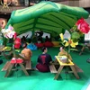 Children's Indoor Playground Decoration inflatable Turtle shell shape tent creative funny building structure