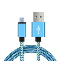 

5V 2A Factory Usb Cable High Quality Nylon Braided Date Usb Charging Cable for Iphone Type C Micro Usb Cable