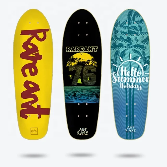 

Wholesale custom land surf skateboard professional maple blank cruiser deck skateboard, Customized color