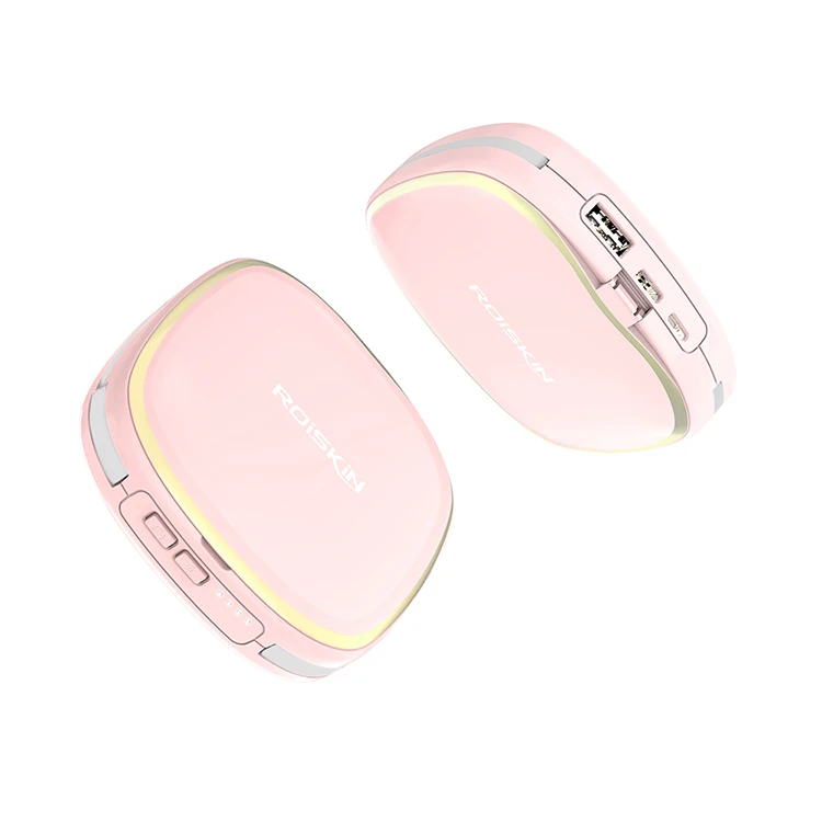 

5000mah diary power bank portable for mobile phone makeup mirror and LED light with 5000 mah power bank