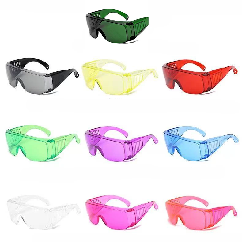

Safety Welding protector Transparent eye shield Windproof Colorful Sunglasses, 10pcs