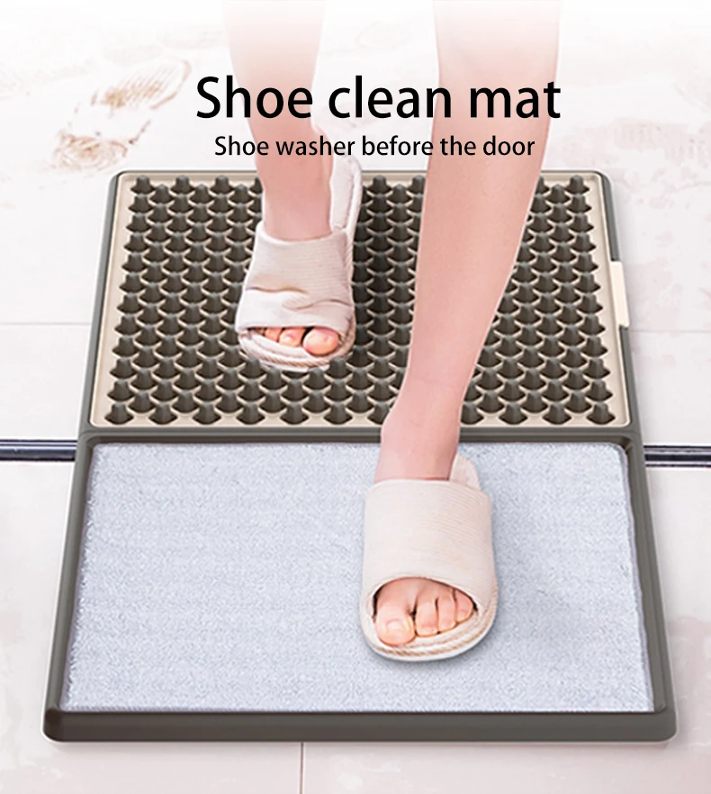 Shoe Mat Cleaner Shoe Sole Pvc Floor Cleaning Set Door Mat Buy Door