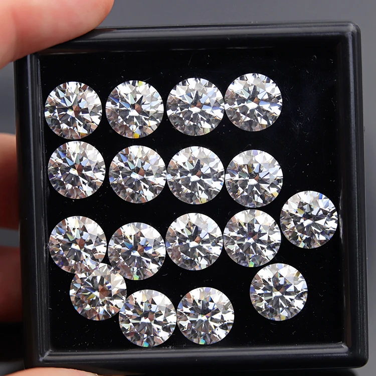 

YCD Gems GRA Certificate Wholesale Price Round loose stones DEF Color VVS moissanite