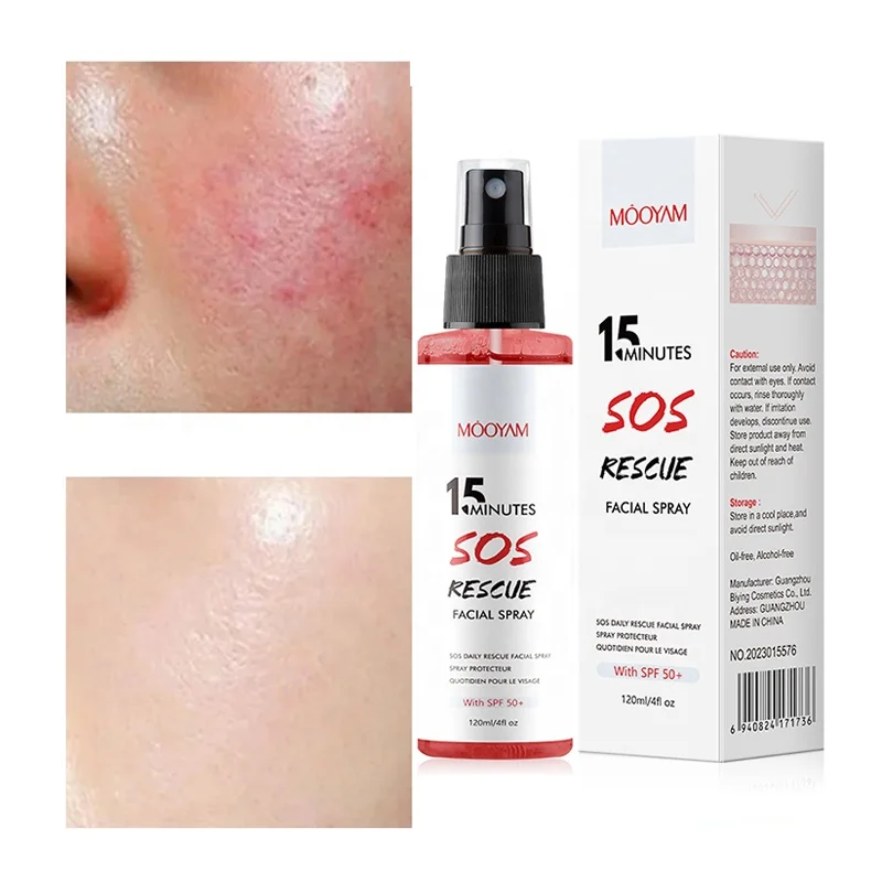 

SOS Daily Rescue Facial Spray Repair Facial Redness Essence Soothing Intensive Rescue Serum Facial Spray