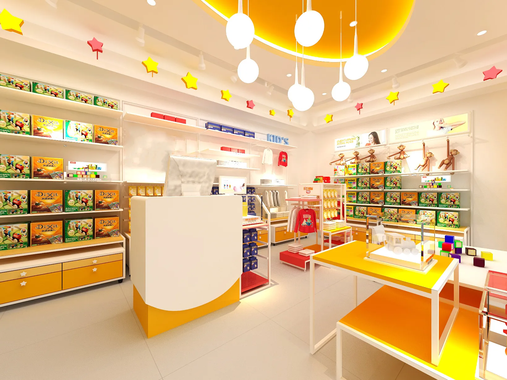 Kids' Toy Store Display Shelf Shop Fittings Store Fixtures Kids