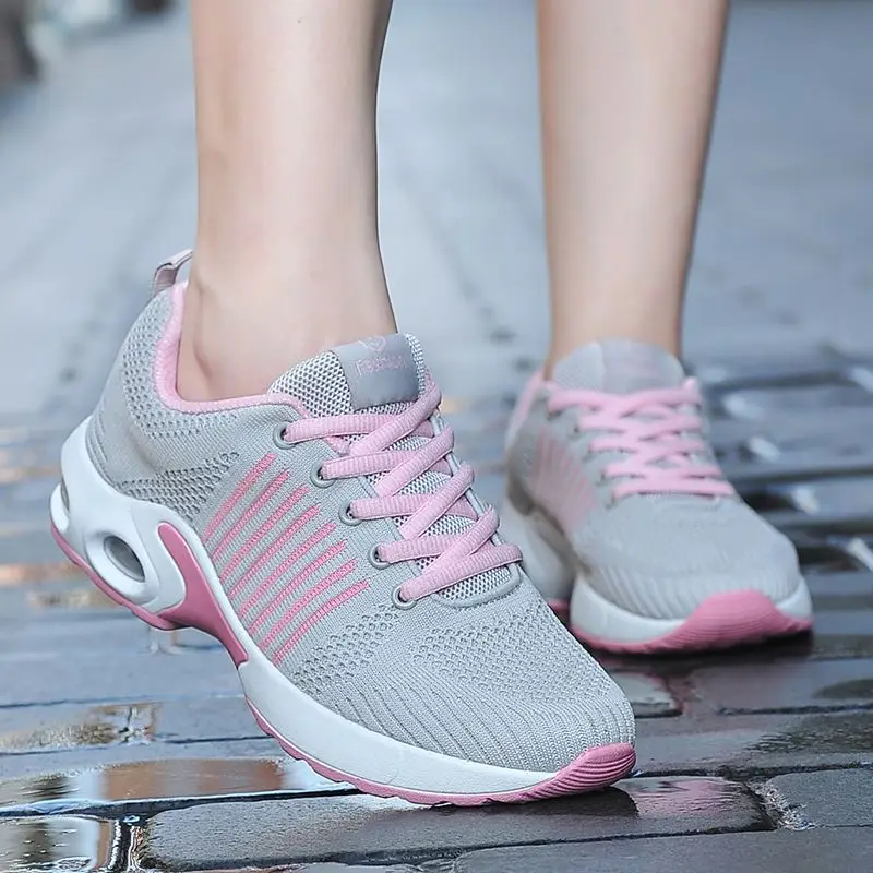 

2020 Air Cushion New Design Breathable Sports Fashion Women Sneakers For Women, Customized size