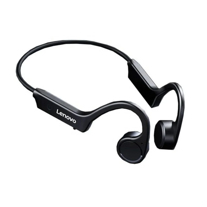 

Original Lenovo X4 True Bone Conduction Headphones Wireless Bluetooth TWS Sport Stereo Neck Hanging Headset Earphone, Black