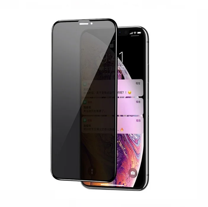 

advanced quality Anti-spy HD tempered glass full coverage 2.5D privacy tempered glass for iphone 12promax/Huawei/Samsung/Xiaomi