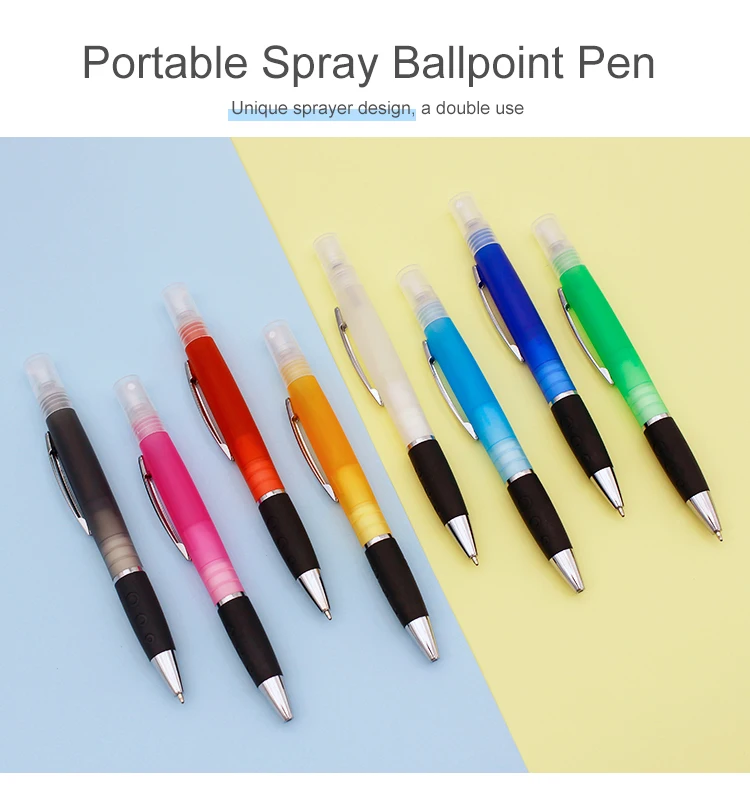 3ml Business Custom  Packing School Office Point Ballpen Spray Pen