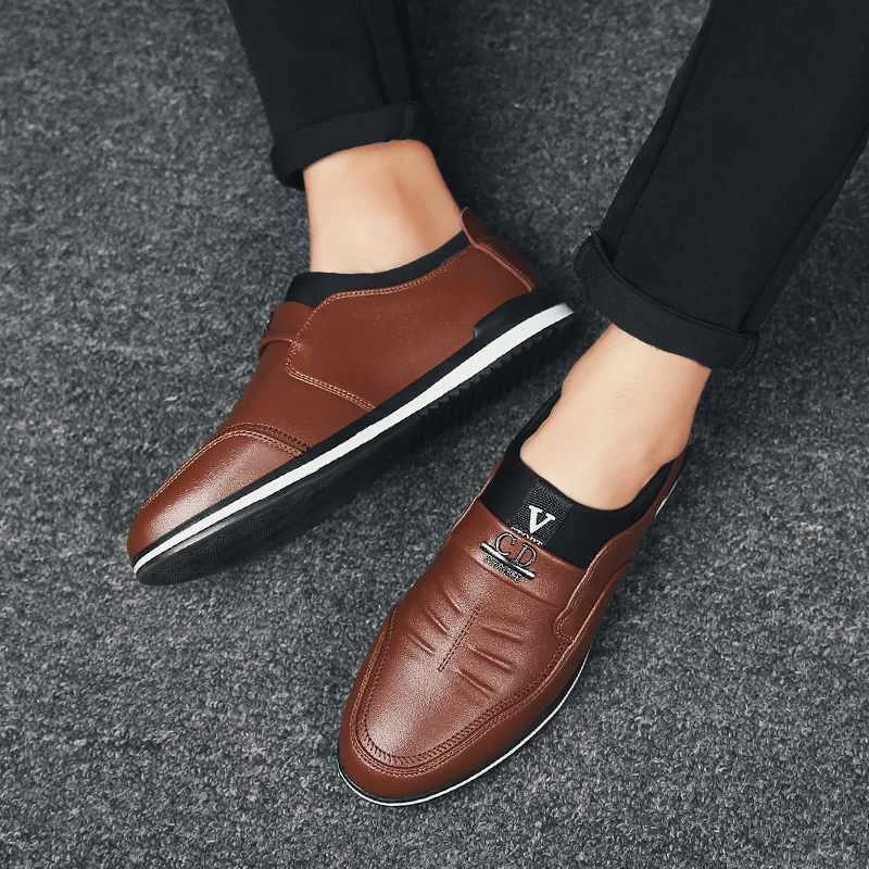 
Leather Shoes For Men Dress Shoes For Office Business Meeting Wear From China Factory 