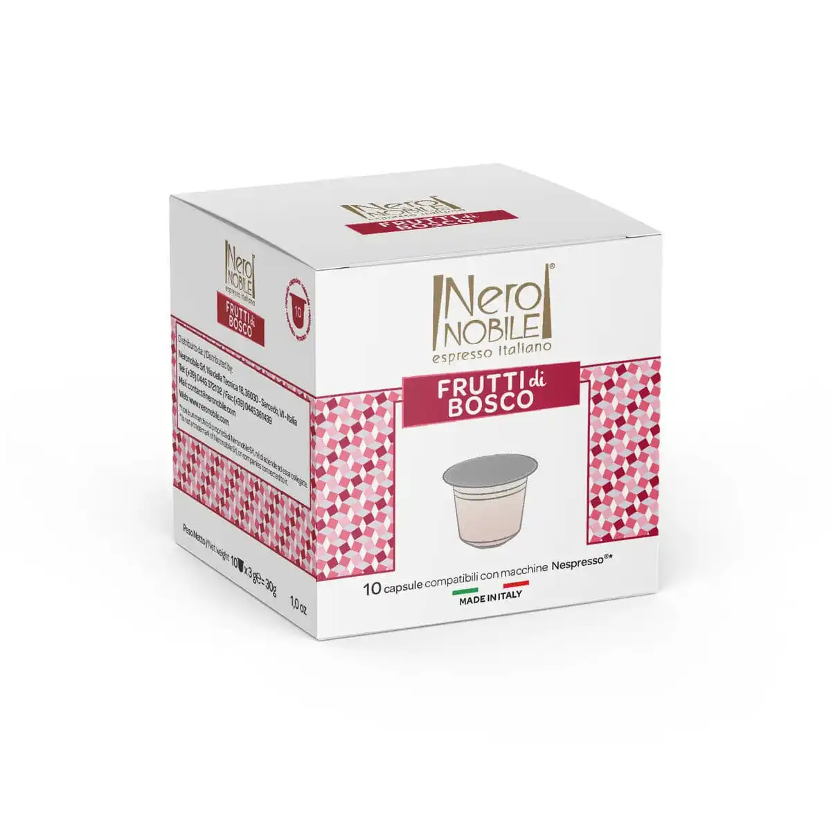 
Nespresso * Compatible capsule Neronobile red forest fruit infusion capsule 