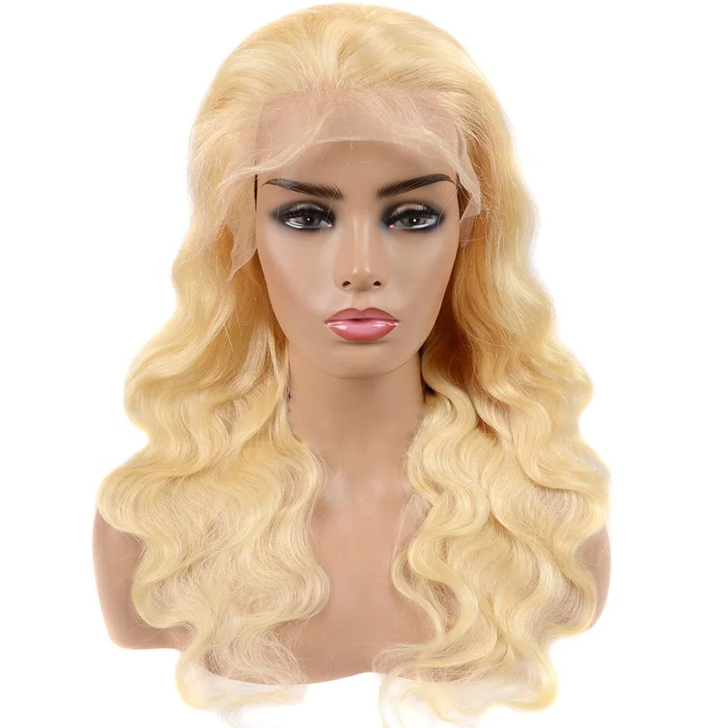 

Mellow Waves 613 Blonde Body Wave 13x4 Lace Front Wigs Brazilian Human Hair Wigs for Women 613 Blonde Lace Frontal Wigs