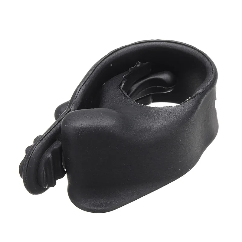 

2pc Universal Black Rubber Hand Grip Throttle Motorcycle Cruise Control Assist Rocker Cramp Stopper