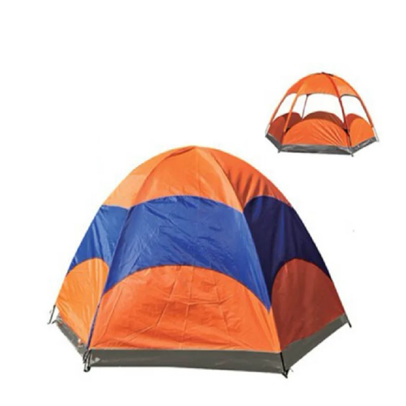 

Outdoor waterproof camping tent oversized double layer travel tent