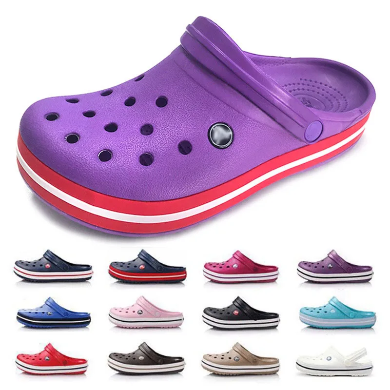

Unisex Size 36-48 New Design Summer EVA Anti-Slip Women Men Slippers Sandals Unisex Clogs Shoes Classic Garden EVA Clogs Shoes