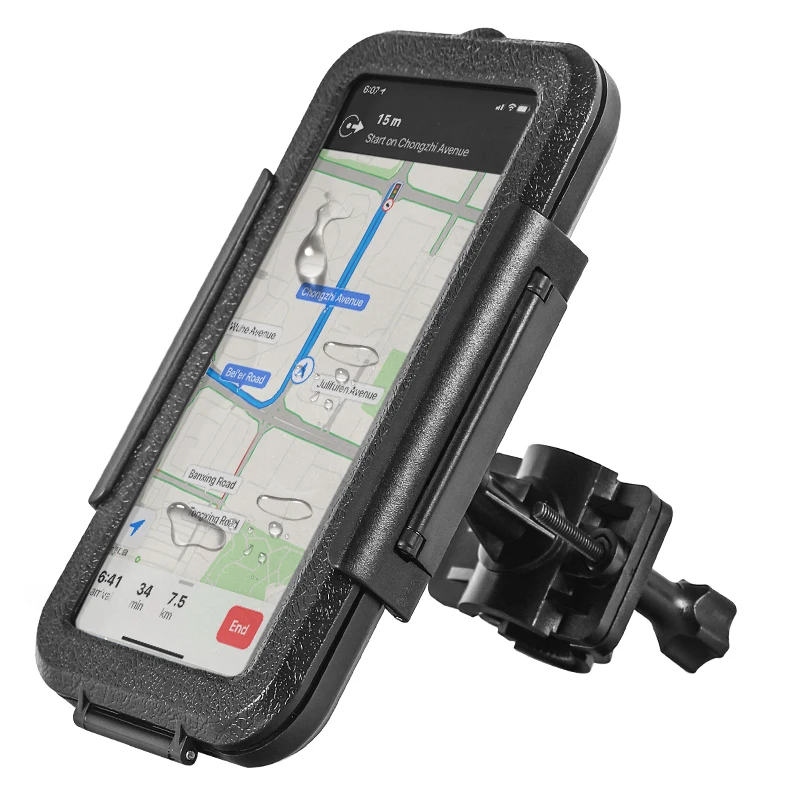 

Best price cell bicycle waterproof for phone for bike mount bag bike mobile phone holder, Black