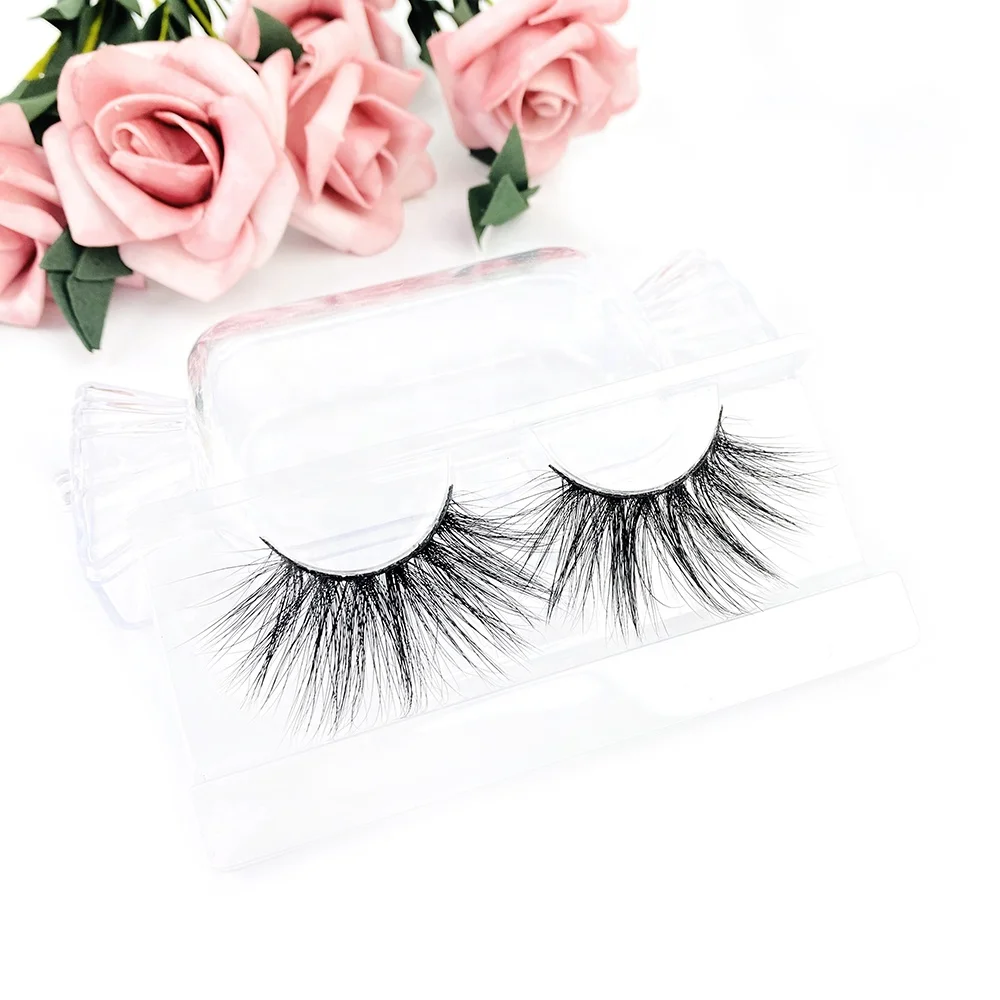 

The best-selling eyelash styles of 2019 eye lashes own brand eyelash boxes custom logo 3d mink 25mm eyelashes, Black