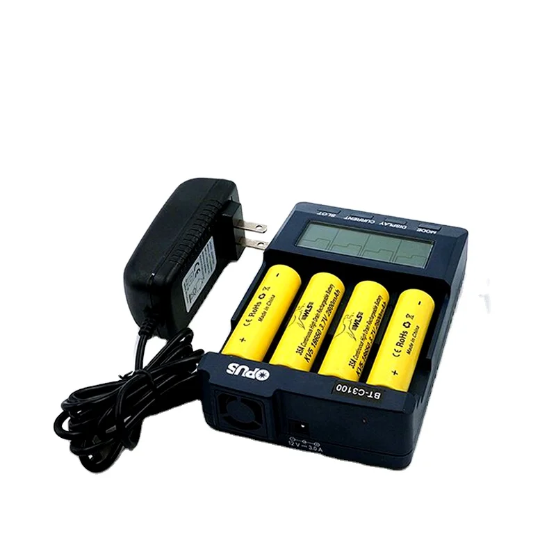 

Vapcell 100% original OPUS BT - C3100 4 slot Battery Charger with 26650 25500 26700 18650 16340 type can test capacity