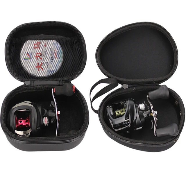 

Fishing Tackle Bag A B Black Nylon waterproof fishing reel bags storage