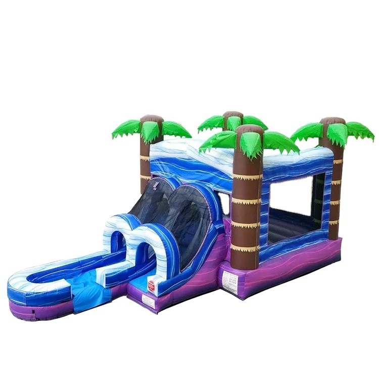 

Commercial Rental Use Indoor Outdoor inflatable water slide water park inflatable floating water slide, Customized