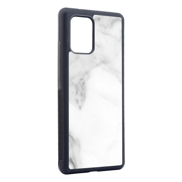 

Cell Phone Accessories Real Natural Marble Stone Phone Case Plastic Back Cover For Samsung S10 lite stone phone case