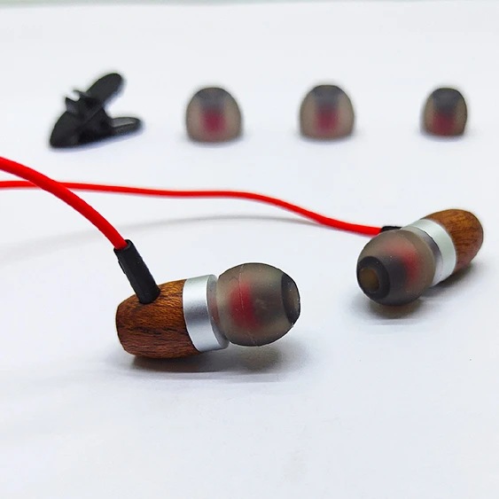 

Sleeping Headband 3.5mm Connectors Mini Mobile Earphone Low Price Original wooden earphone Ear Led For Silent Headphone Part