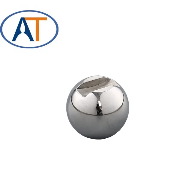
china supplier water use stainless steel straight through floating valve ball 