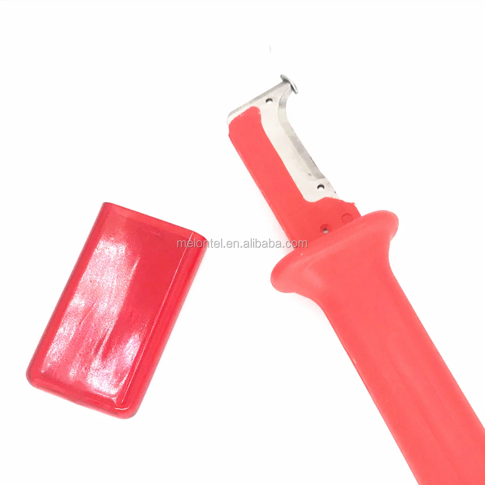 MT-8924 New German Style Cable Knife Wire Stripper Insulation Hook Electrician Wire Stripper Knife Fixed Blade Wire Stripper