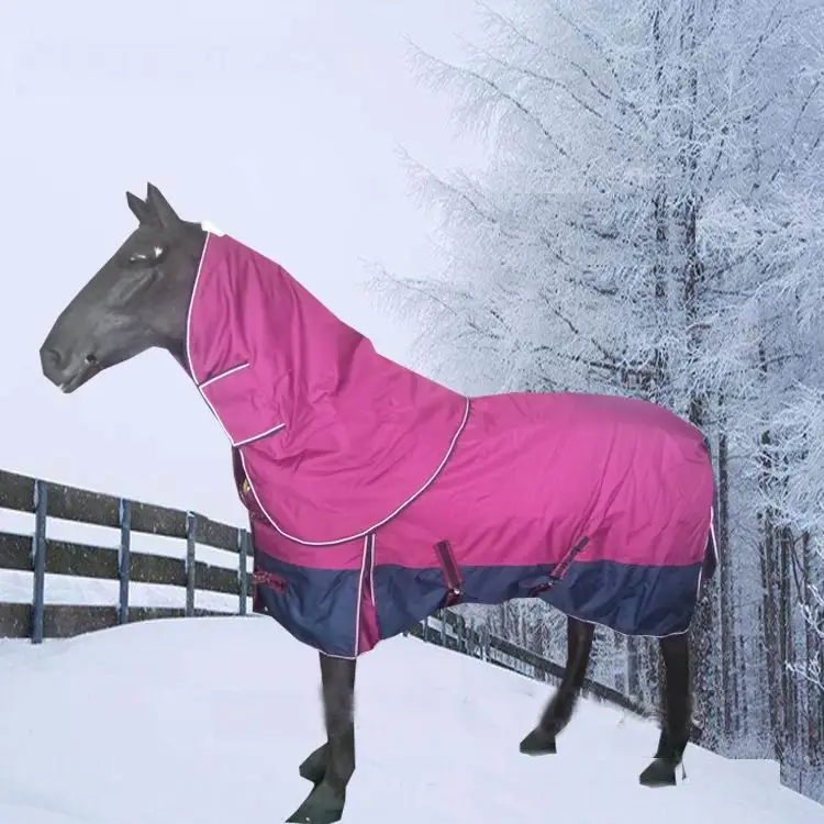 Horse Turnout Blanket Waterproof Heavy Weight Winter Horse Turnout Rug Bellyband 590B 