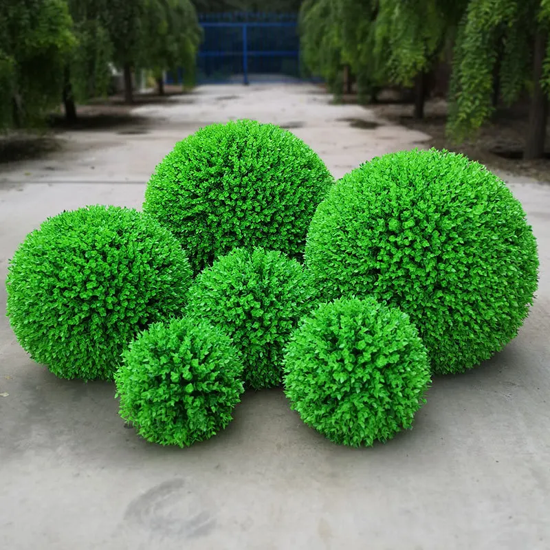 Wholesale Uv Proof 60 Cm Fake Hanging Boxwood Shrub Plant Artificial