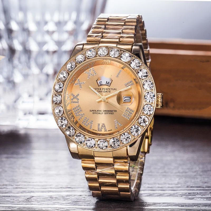 

Well Priced Iced Out Watch Mens Luxury Watch Brand Ice Hip Hop Watch