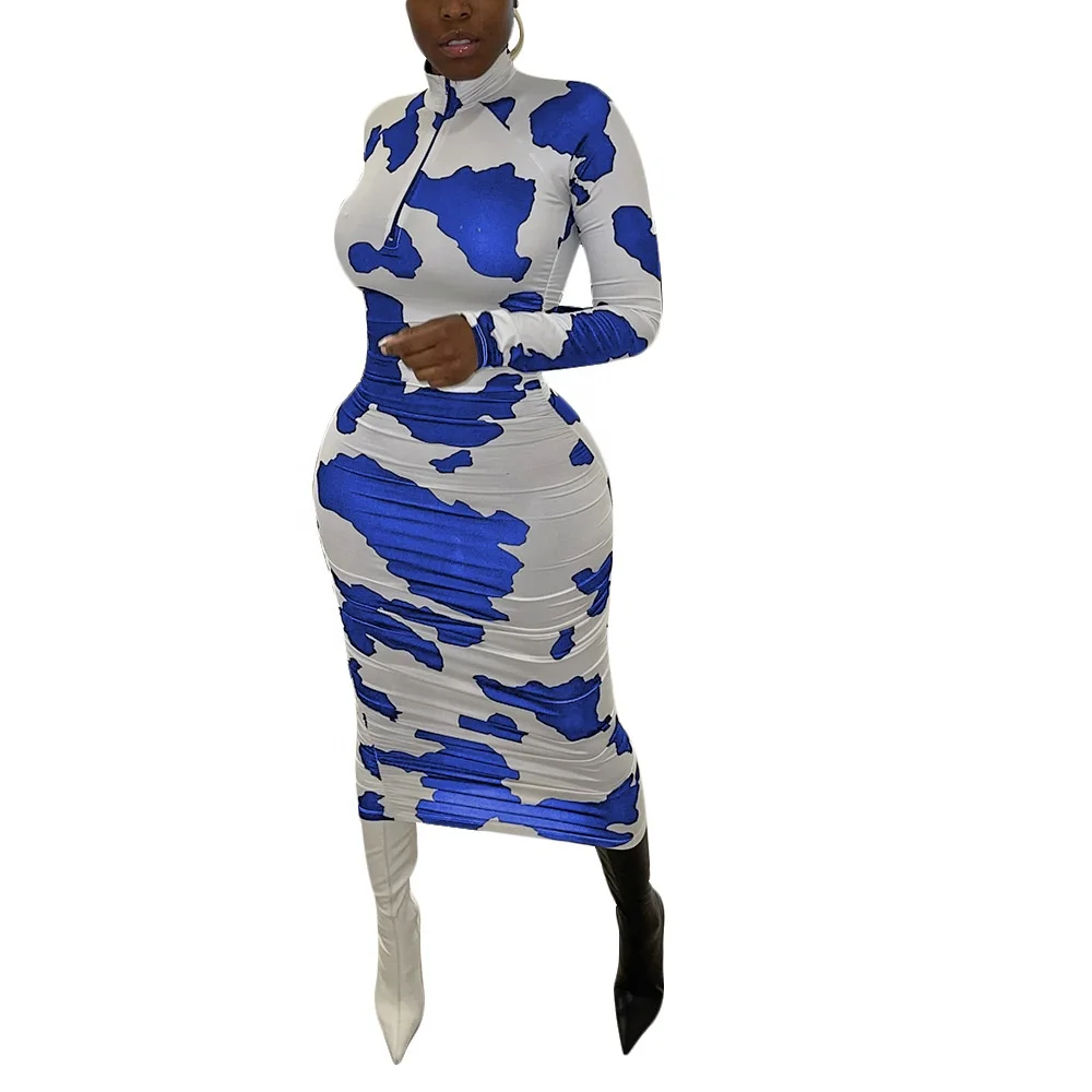 

S390056 SUPER HOT selling dresses women stand collar patchwork White+Blue dresses women lady elegant casual corset dresses