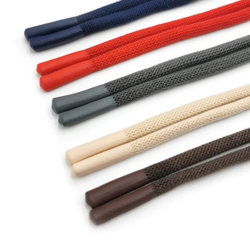 

Wholesale drawcord string 6mm polyester drawtsring cord cotton hoodie rope string for garment accessories, Pantone n0. accepted