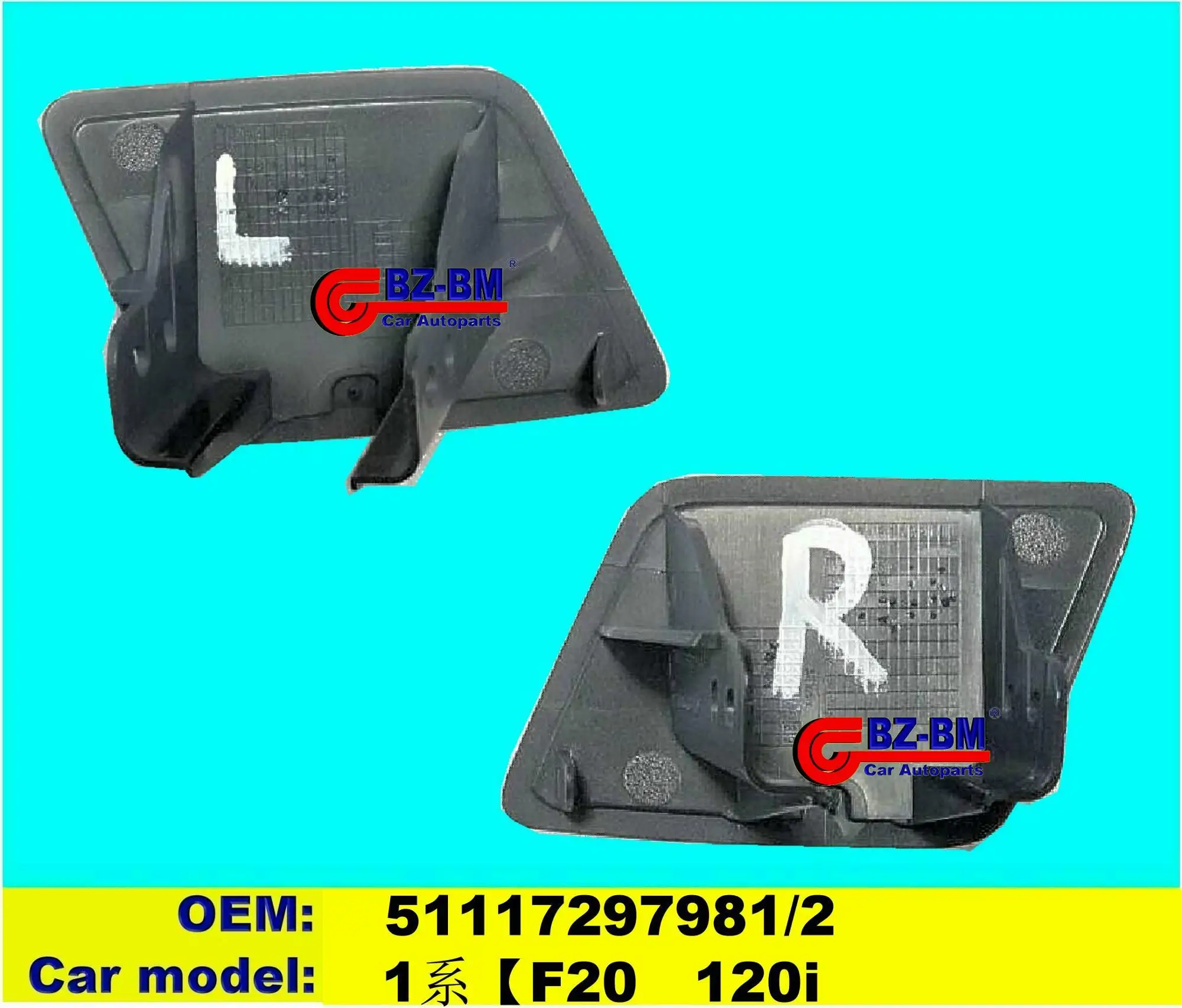 Headlight Washer Cover For Bmw F12 F13 640i 650i 51118052711