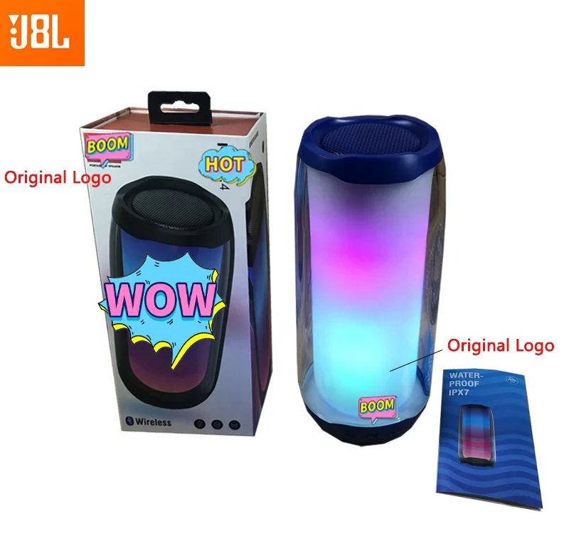 

Droppshipping Copy 1:1 LED Light HIFI Wireless Portable Speakers Original Logo Blue-tooths Speaker for JBL Speaker Pulse 4