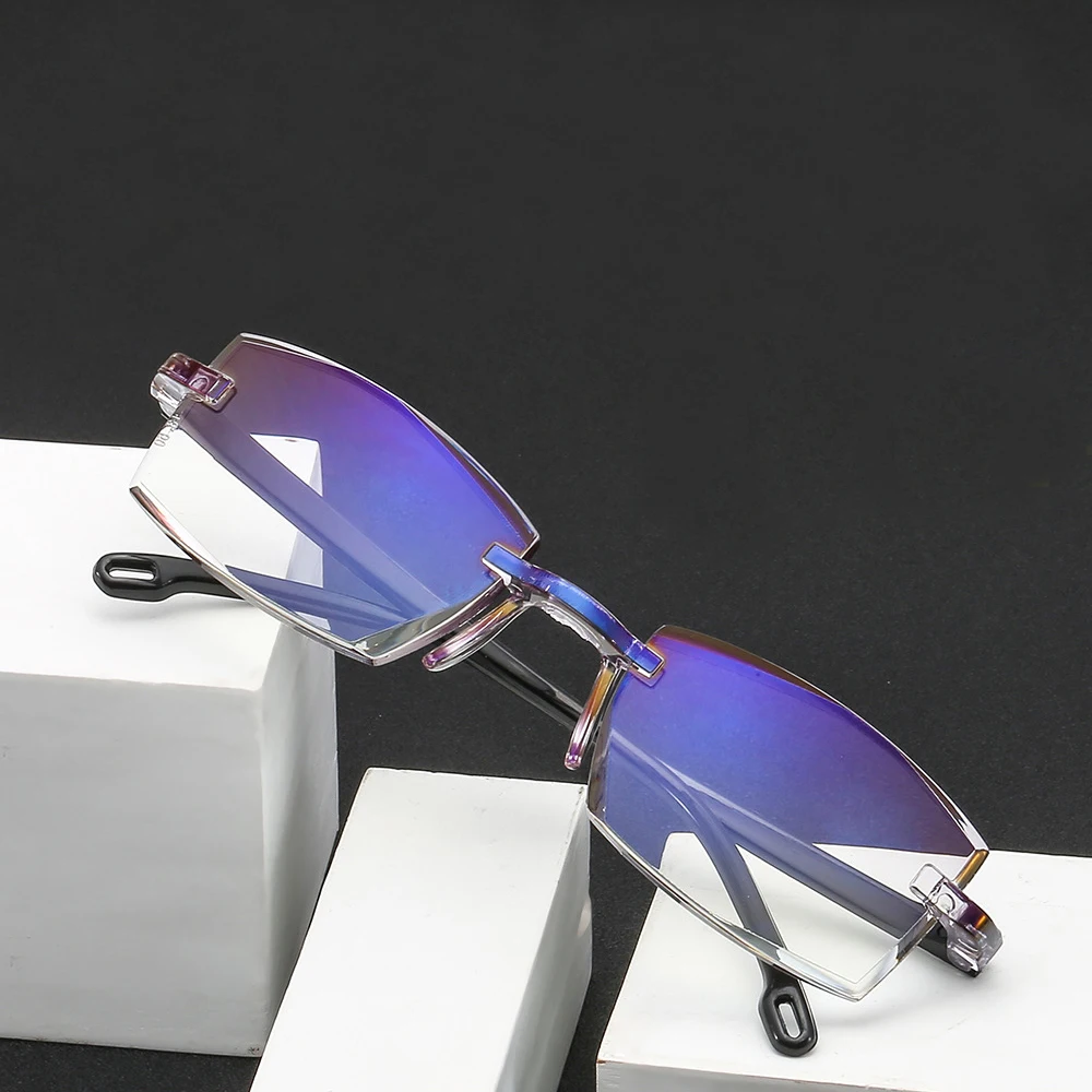 

SKYWAY Custom Logo New Design Rimless Read Glasses Unisex Hign Quality Anti Blue Light Reading Glasses