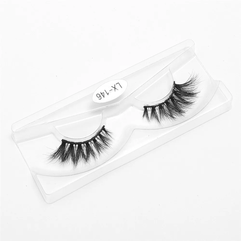 

wholesale custom eyelash 100% real mink fur mink eyelashes natural 3d false eyelash mink