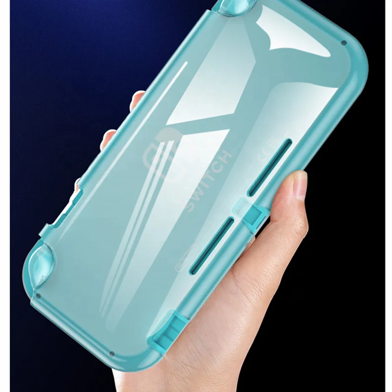 
Protective Case Grip Case Designed for Switch Lite Premium Clear TPU Case Full Protection for Nintendo Switch Lite 