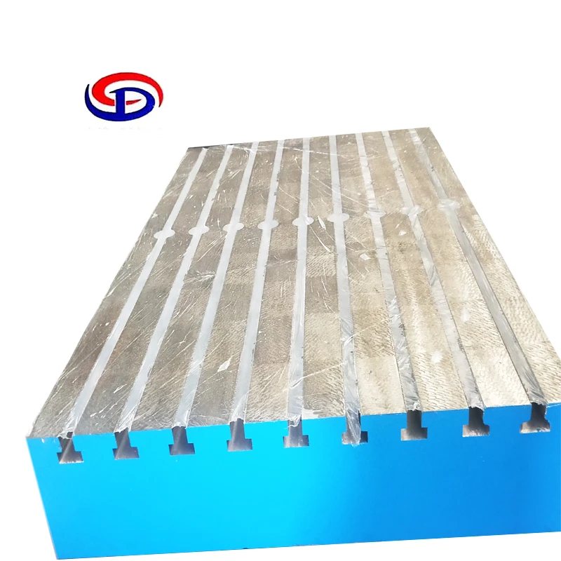 

CNC machine bed use welding plates t slot table