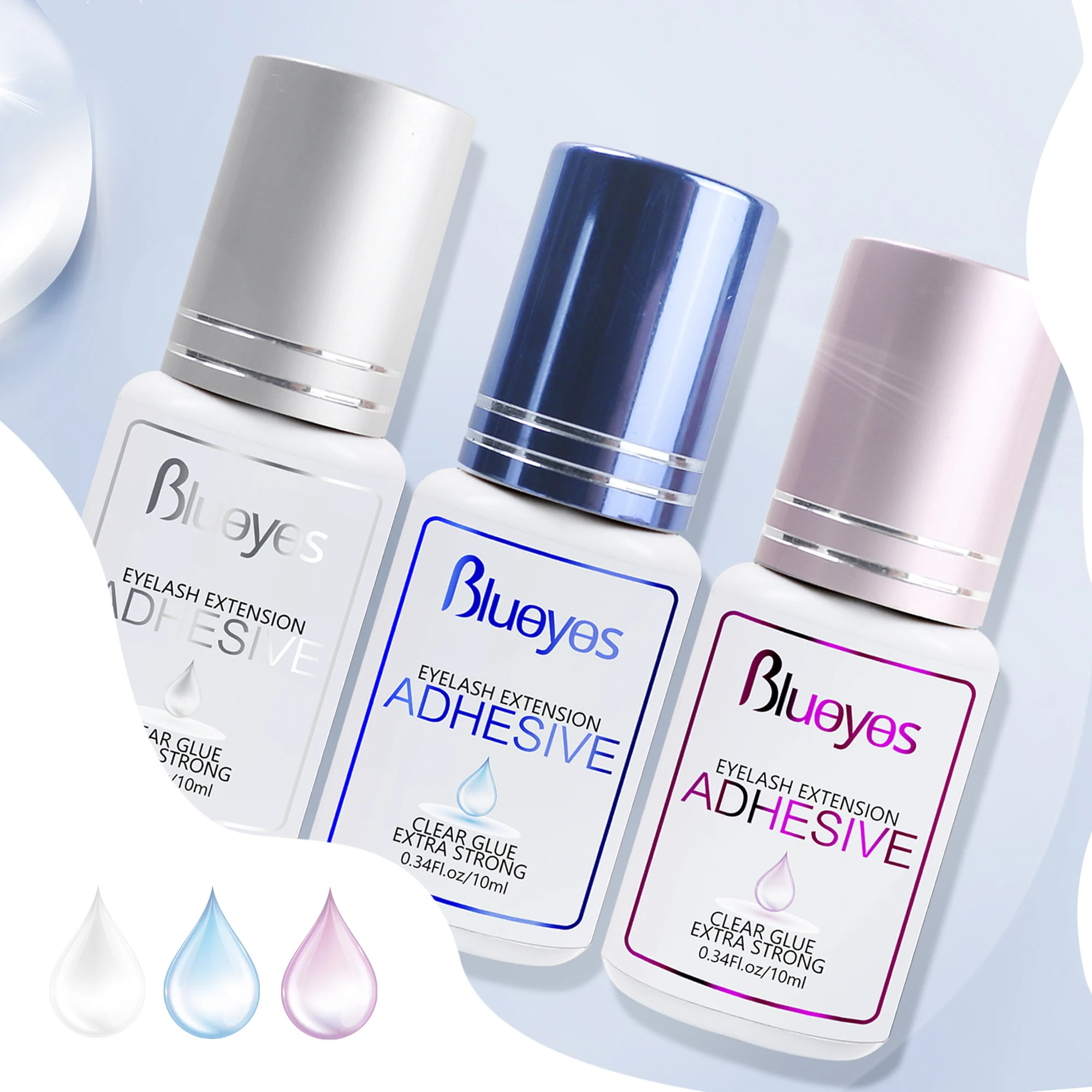 

Extension Eyelashes Private Label Waterproof Latex Free Permanent Strong Clear Eyelash Glue