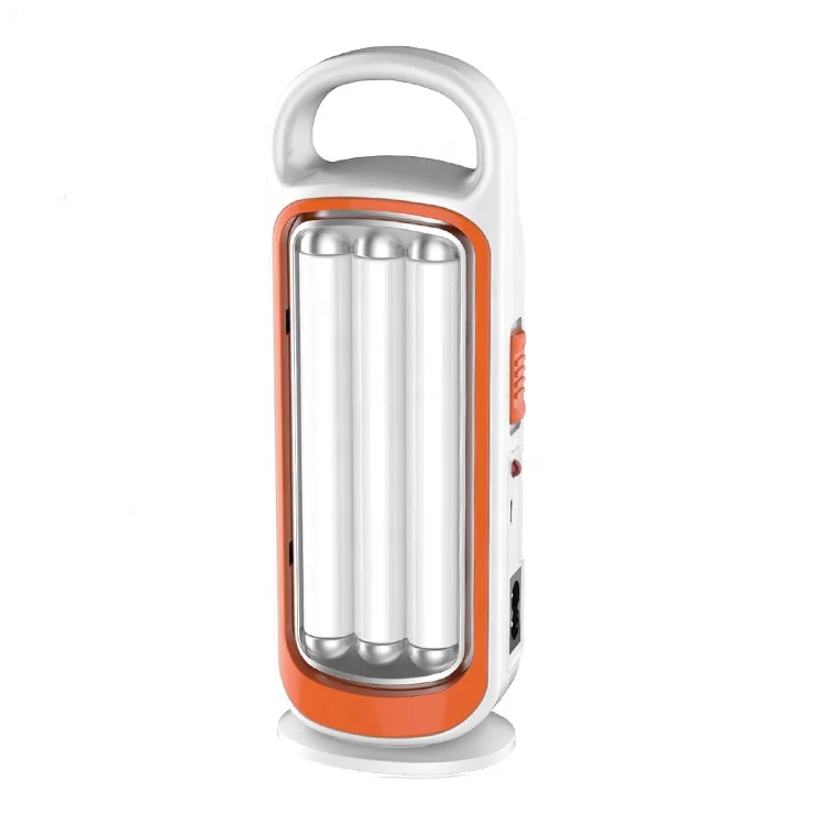 
2020 Hotsale Three Tube Style Portable Homehlod Outdoor Lighting Rechargeable LED Emergency Light With 42 SMD 