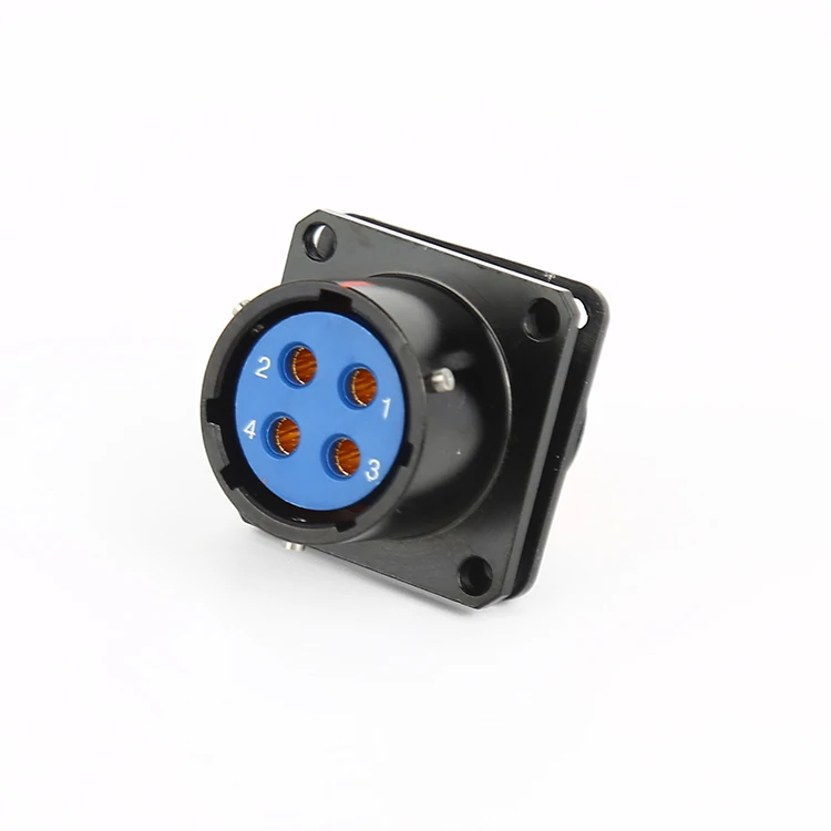 Xce22f4 4 Pin Panel Fast Defence Metal Waterproof Power Socket