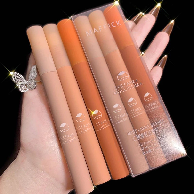 

Armazon Hot Selling Velvet Liquid Liptint Lip Glaze Matte Lipstick Set Box