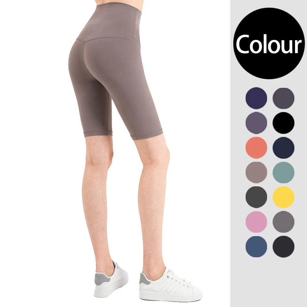 

Athletic Shorts Nylon Gym Outdoor Sports Women Plus Size High Waist Scrunch Bum Leggings Yoga Pants, 14 colors